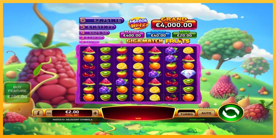 Giga Match Fruits macchina da gioco per soldi, immagine 2