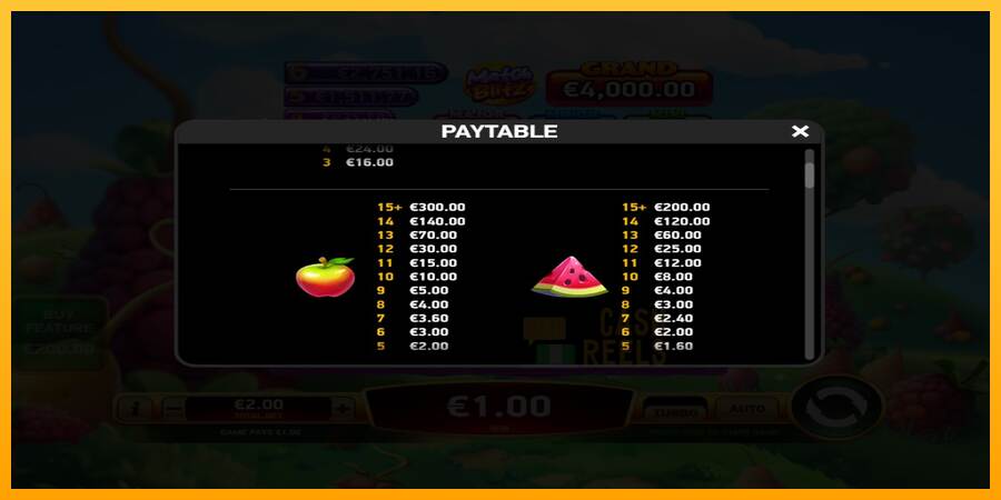 Giga Match Fruits macchina da gioco per soldi, immagine 5