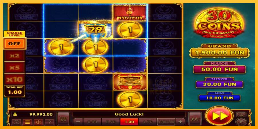 30 Coins Halloween Jackpots macchina da gioco per soldi, immagine 2