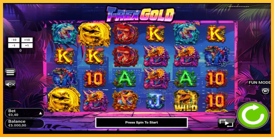 T-Rex Gold macchina da gioco per soldi, immagine 3