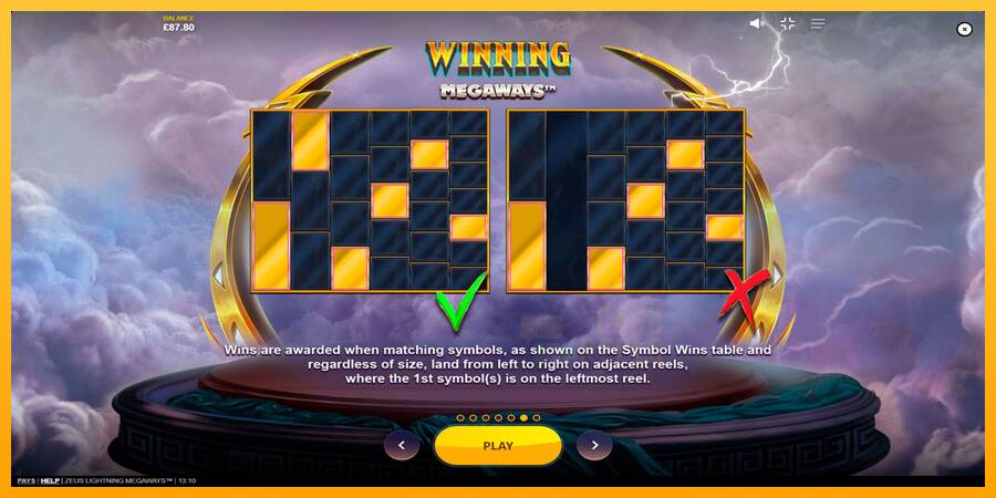 Zeus Lightning Megaways macchina da gioco per soldi, immagine 7