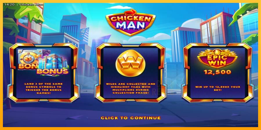 Chicken Man macchina da gioco per soldi, immagine 1