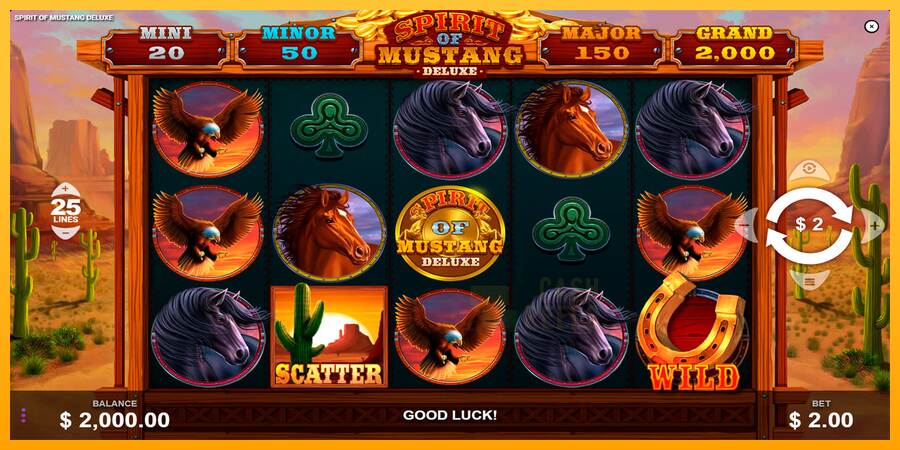 Spirit of Mustang Deluxe macchina da gioco per soldi, immagine 1