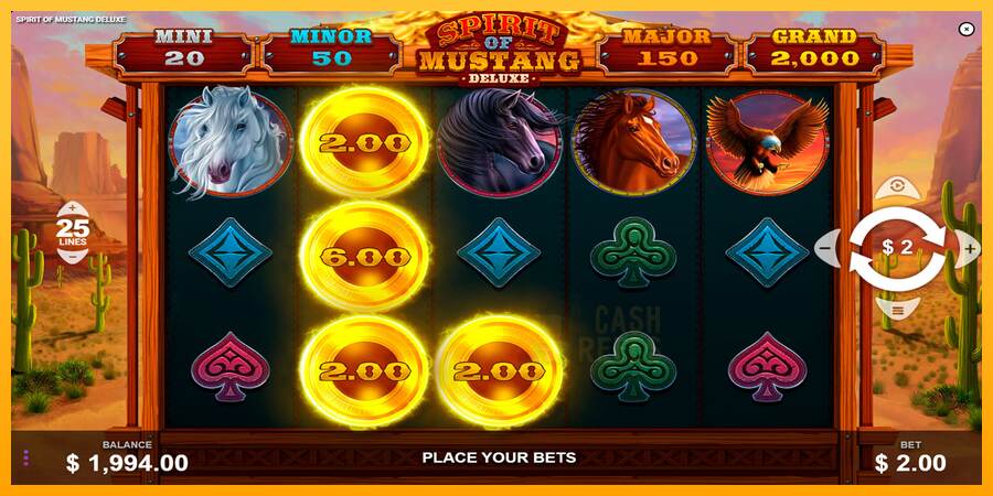 Spirit of Mustang Deluxe macchina da gioco per soldi, immagine 3