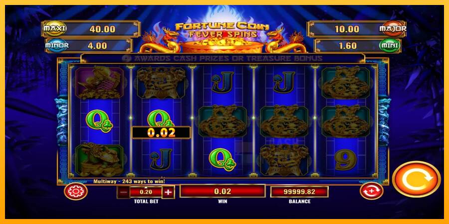 Fortune Coin Fever Spins macchina da gioco per soldi, immagine 2