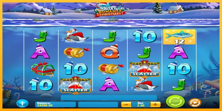 Boat Bonanza Christmas macchina da gioco per soldi, immagine 3