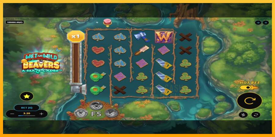 Wet and Wild Beavers macchina da gioco per soldi, immagine 2