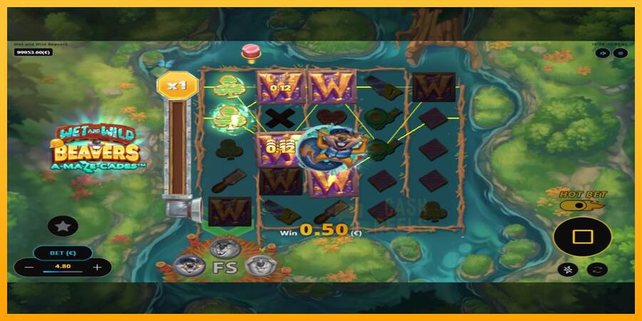 Wet and Wild Beavers macchina da gioco per soldi, immagine 3