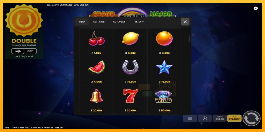 Twin Cash: Hold and Win macchina da gioco per soldi, immagine 5