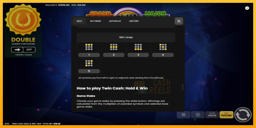 Twin Cash: Hold and Win macchina da gioco per soldi, immagine 7