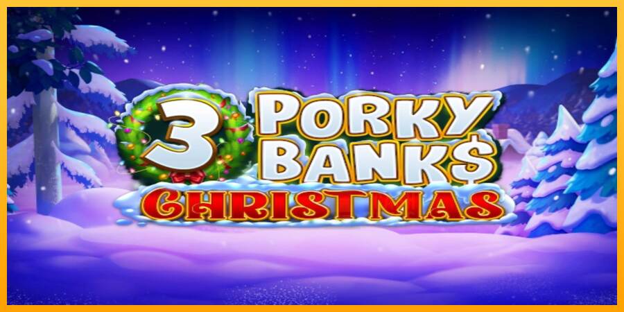 3 Porky Banks Christmas macchina da gioco per soldi, immagine 1