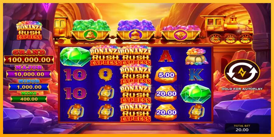 Bonanza Rush Express macchina da gioco per soldi, immagine 3