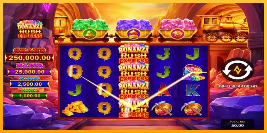 Bonanza Rush Express macchina da gioco per soldi, immagine 4