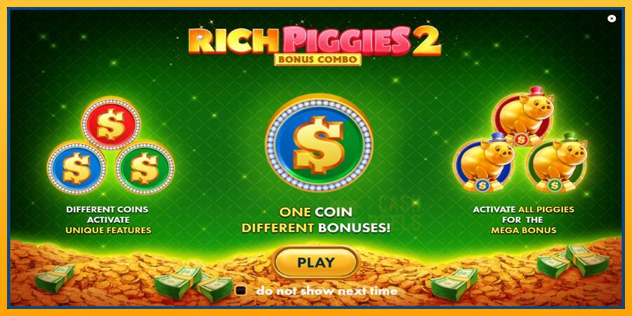 Rich Piggies 2: Bonus Combo macchina da gioco per soldi, immagine 1