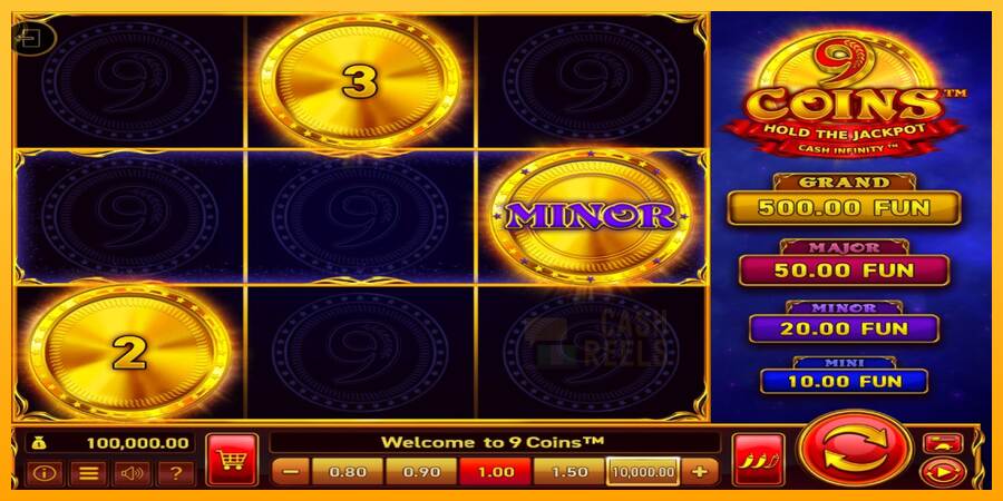 9 Coins macchina da gioco per soldi, immagine 1