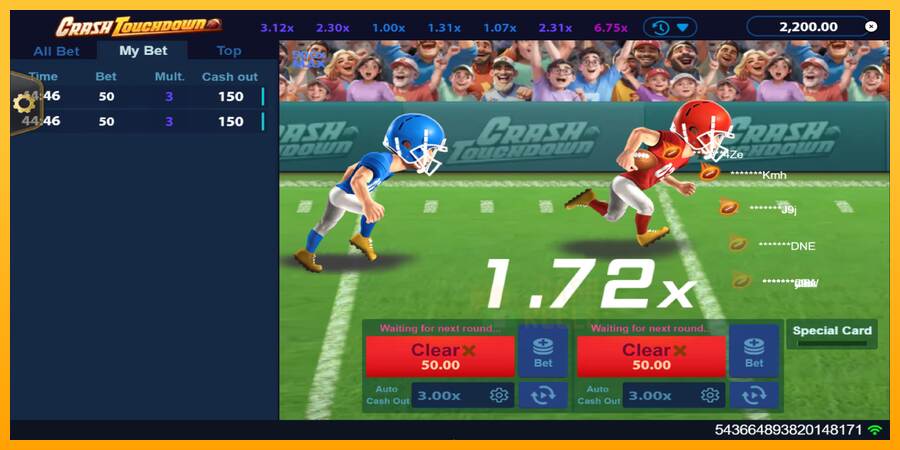 Crash Touchdown macchina da gioco per soldi, immagine 4