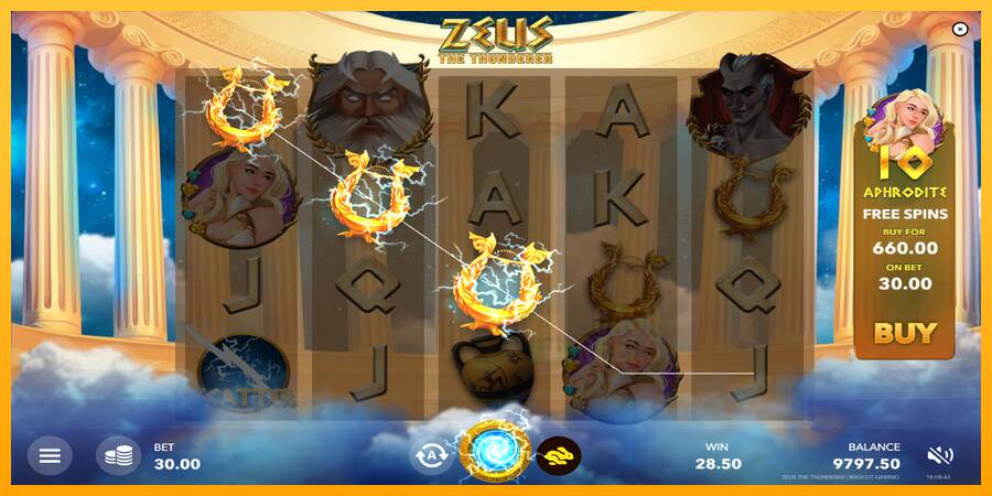 Zeus The Thunderer macchina da gioco per soldi, immagine 4