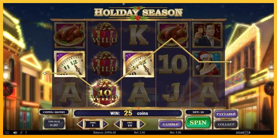 Holiday Season macchina da gioco per soldi, immagine 3