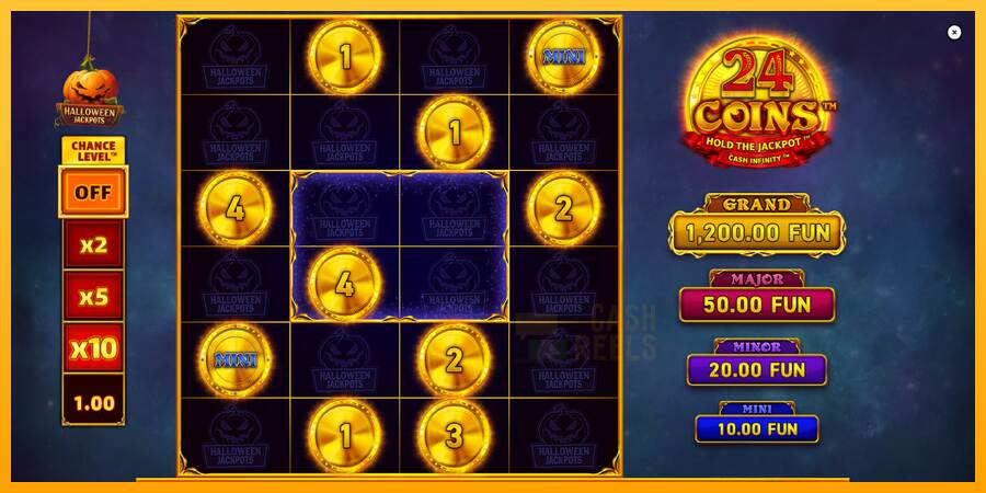 24 Coins Halloween Jackpots macchina da gioco per soldi, immagine 2