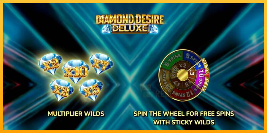 Diamond Desire Deluxe macchina da gioco per soldi, immagine 4