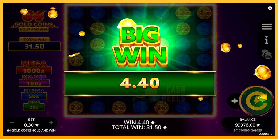 64 Gold Coins Hold and Win macchina da gioco per soldi, immagine 7