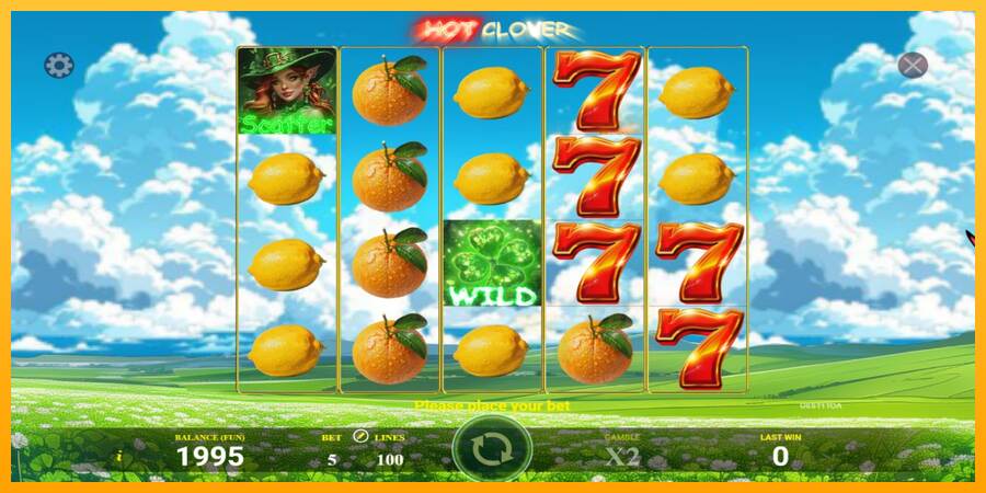 Hot Clover macchina da gioco per soldi, immagine 1