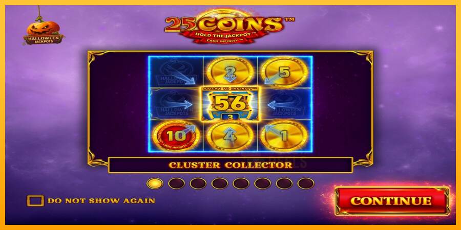 25 Coins Halloween Jackpots macchina da gioco per soldi, immagine 1