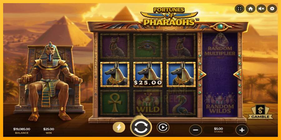 Fortunes of Pharaohs macchina da gioco per soldi, immagine 3