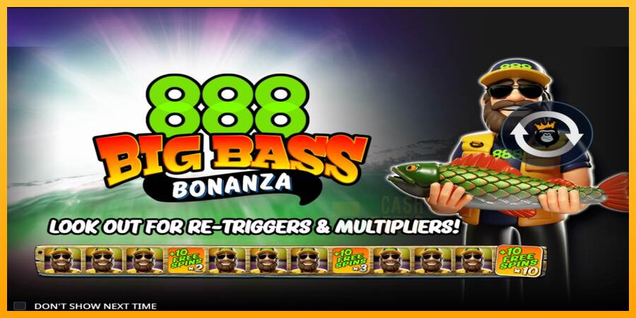 888 Big Bass Bonanza macchina da gioco per soldi, immagine 1