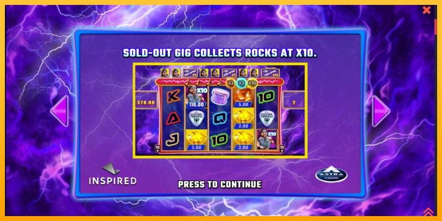 Electric Rocks macchina da gioco per soldi, immagine 1