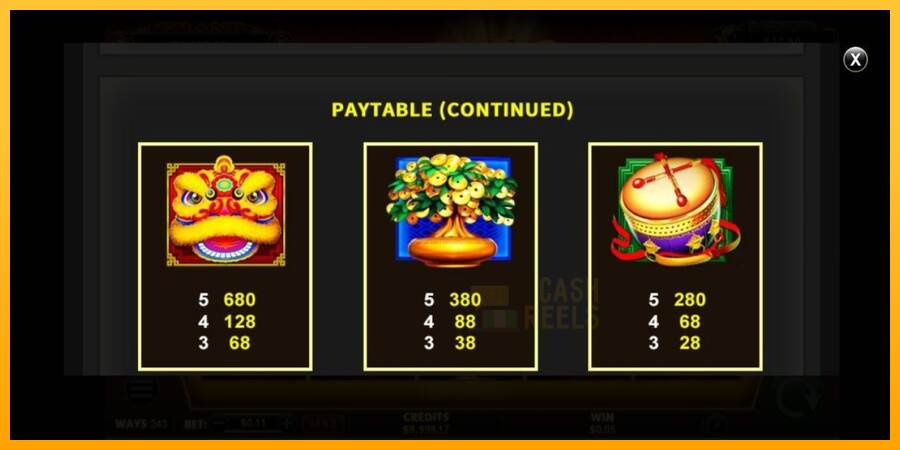 Fu Lai Cai Lai Triple Festival macchina da gioco per soldi, immagine 5