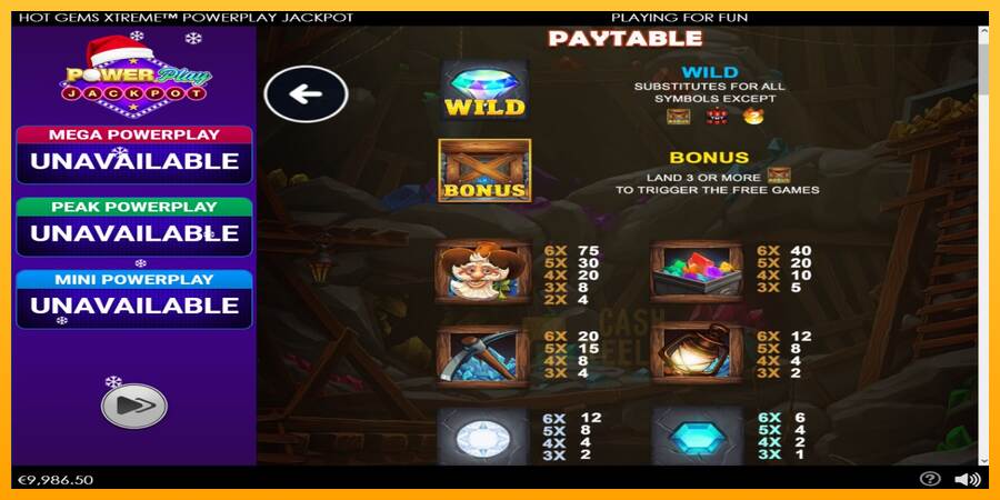 Hot Gems Xtreme PowerPlay Jackpot macchina da gioco per soldi, immagine 4