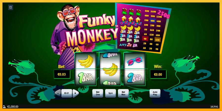 Funky Monkey macchina da gioco per soldi, immagine 1