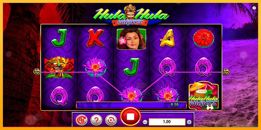 Hula Hula Nights macchina da gioco per soldi, immagine 3