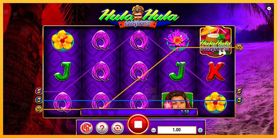 Hula Hula Nights macchina da gioco per soldi, immagine 5