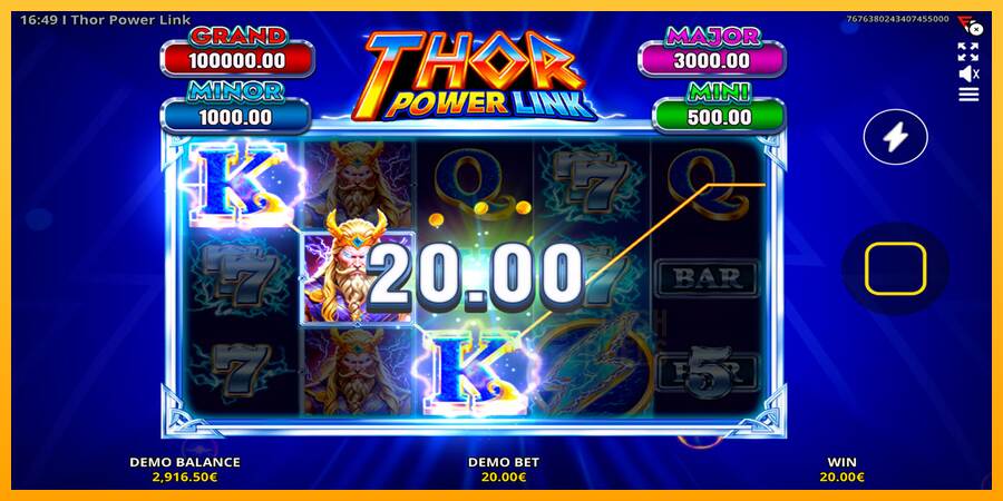 Thor Power Link macchina da gioco per soldi, immagine 3