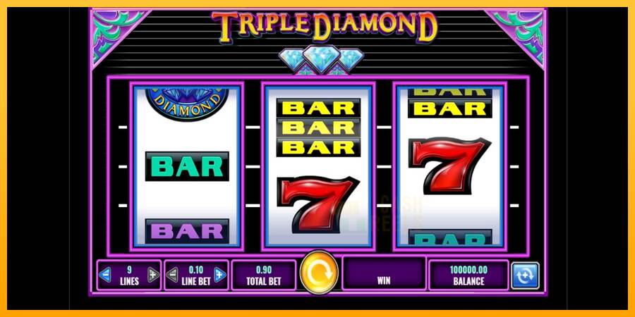 Triple Diamond macchina da gioco per soldi, immagine 1