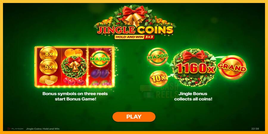 Jingle Coins macchina da gioco per soldi, immagine 1