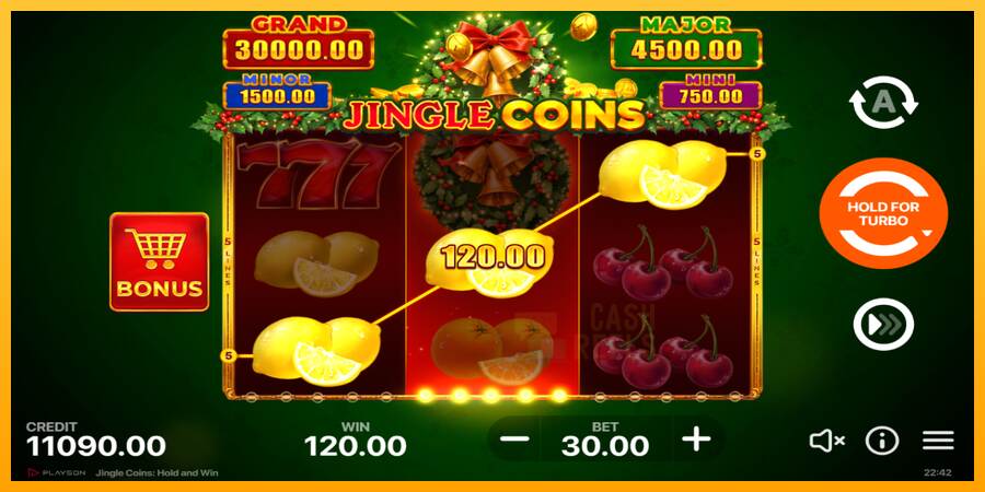 Jingle Coins macchina da gioco per soldi, immagine 3