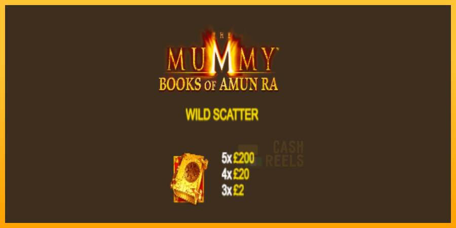 The Mummy Books of Amun Ra macchina da gioco per soldi, immagine 5