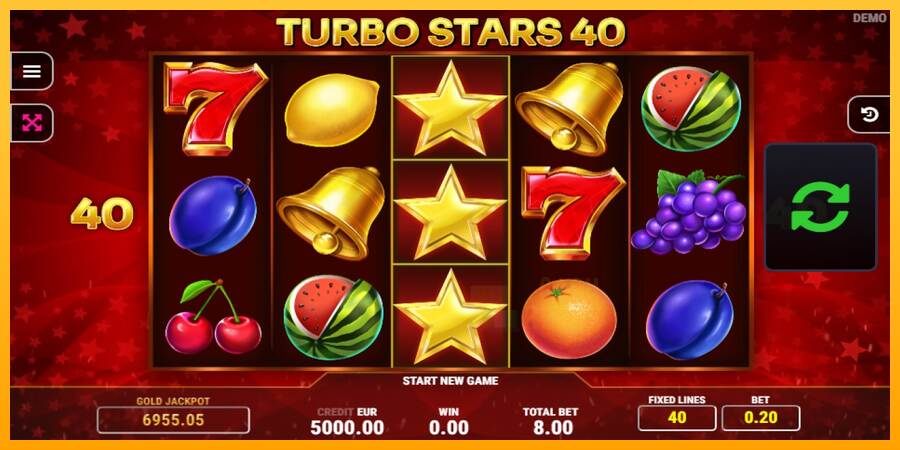 Turbo Stars 40 macchina da gioco per soldi, immagine 1