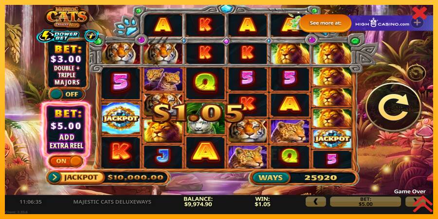 Majestic Cats DeluxeWays macchina da gioco per soldi, immagine 5