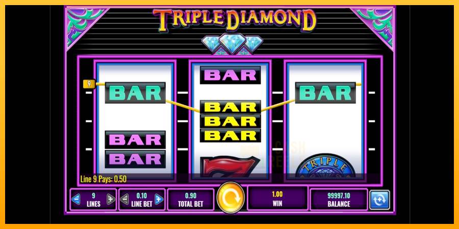 Triple Diamond macchina da gioco per soldi, immagine 2