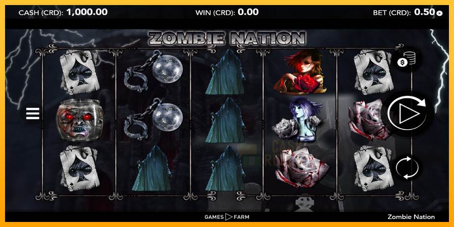 Zombie Nation macchina da gioco per soldi, immagine 1