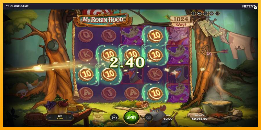 Ms Robin Hood macchina da gioco per soldi, immagine 4