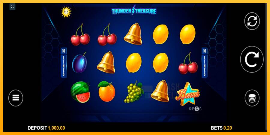 Thunder Treasure macchina da gioco per soldi, immagine 1