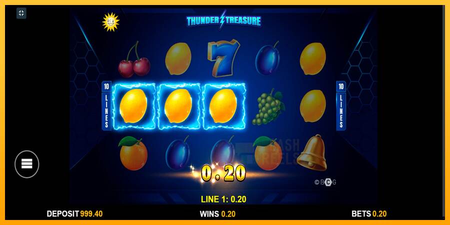 Thunder Treasure macchina da gioco per soldi, immagine 2