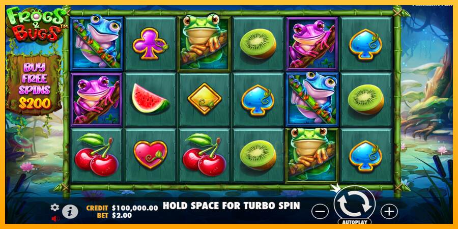 Frogs & Bugs macchina da gioco per soldi, immagine 2