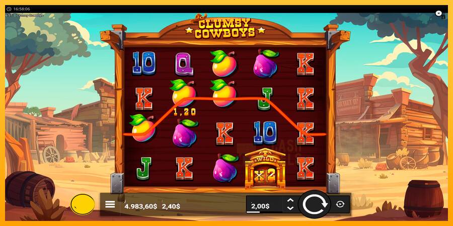 Clumsy Cowboys macchina da gioco per soldi, immagine 4