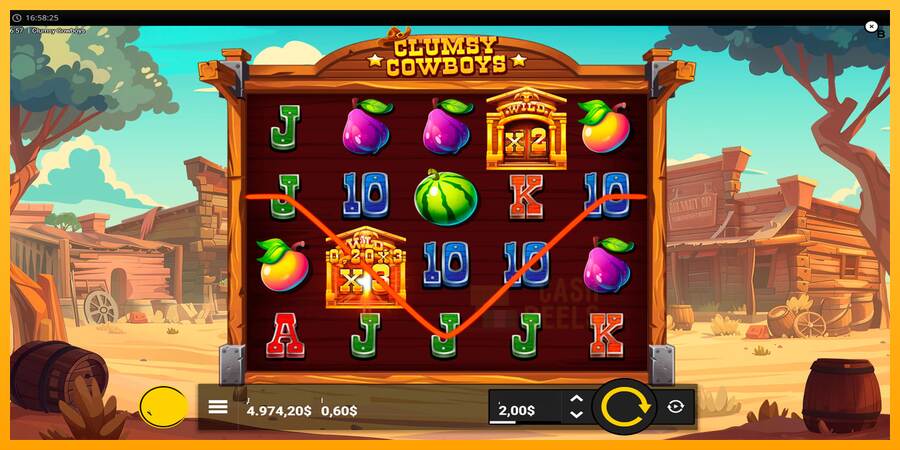 Clumsy Cowboys macchina da gioco per soldi, immagine 5